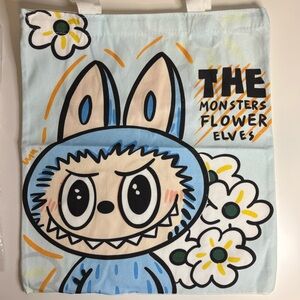 “The Monsters Flower Elves” Labubu Reusable Shopping Tote Bag